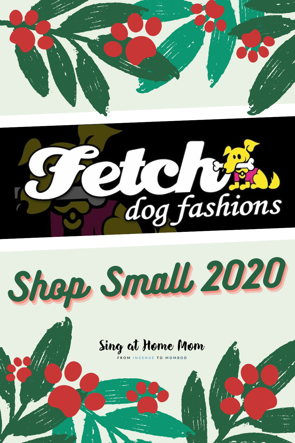 Fetch Dog Fashions Pin