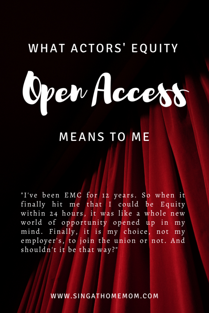 red stage curtains actors equity open access
